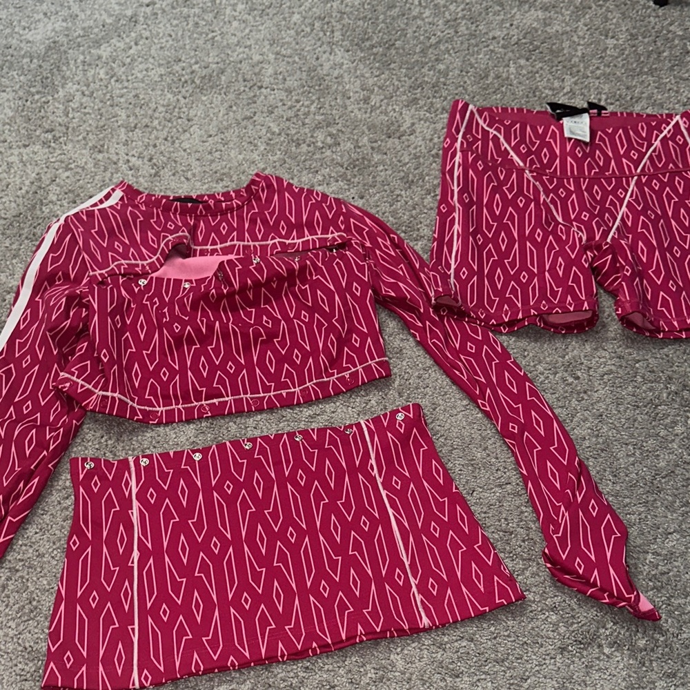 IVY PARK Pink Patterned Pajama Set